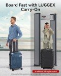 LUGGEX Expandable 20-Inch Spinner Carry-On Suitcase