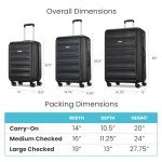 3-Piece American Tourister Hardside Luggage Set