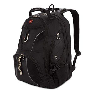 SwissGear 1923 ScanSmart Laptop Backpack - Black/Silver