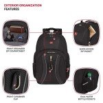 SwissGear 1923 ScanSmart Laptop Backpack - Black/Silver