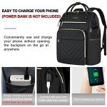 Stylish Waterproof Laptop Backpack with USB Port