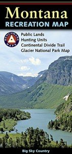 Montana Adventure Map by Benchmark Maps