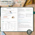 A5 Camping Journal and RV Travel Log Book
