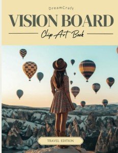 DreamCraft Travel Vision Board Clip Art Book