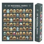 Scratch Off National Parks Adventure Map Poster