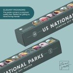 Scratch Off National Parks Adventure Map Poster