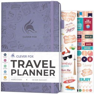 Clever Fox Travel Journal: Itinerary & Memories Notebook