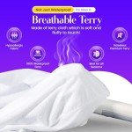Cotton Waterproof Mattress Protector for Double Beds
