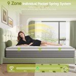 Hybrid Pocket Sprung King Mattress - 8 Inch