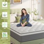 Hybrid Pocket Sprung King Mattress - 8 Inch