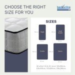 Orthopaedic Memory Foam & Spring Mattress - 4ft6