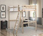 Celeste High Sleeper Loft Bunk Bed, Double