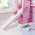 White Mid Sleeper Cabin Bed with Fairy Tent