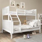 Blisswood Triple Bunk Bed - Solid Pine, White