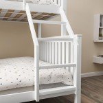 Blisswood Triple Bunk Bed - Solid Pine, White