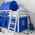 Noa and Nani White Mid Sleeper Bunk Bed