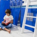 Noa and Nani White Mid Sleeper Bunk Bed