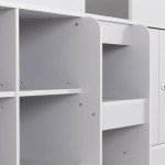 Dove Grey Low Sleeper Bed with Storage for Kids