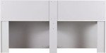Dove Grey Low Sleeper Bed with Storage for Kids