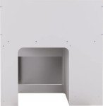 Dove Grey Low Sleeper Bed with Storage for Kids