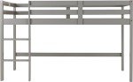 Grey Slate Mid Sleeper Bunk Bed by Seconique