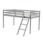 Panana Grey Mid Sleeper Bunk Bed for Kids