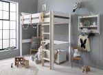 White Una Highsleeper Cabin Bed by Noa and Nani