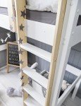 White Una Highsleeper Cabin Bed by Noa and Nani