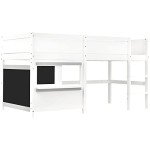 Jovify Wooden Bunk Bed With Blackboards And Shelf