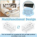 Multifunctional Bunk Bed with Trundle and Storage
