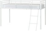 Kora White Mid Sleeper Bunk Bed 3' Single