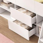 Mid Sleeper Bed with Storage for Kids