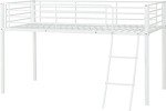Kora White Mid Sleeper Bunk Bed 3' Single