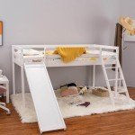 White Pine Midi Sleeper Bunk Bed with Slide