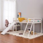 White Pine Midi Sleeper Bunk Bed with Slide