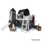 Noa and Nani Moro Midsleeper Bed with Slide