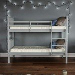 Milan Bunk Bed - Twin Sleeper, Grey Pine
