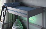 Noomi Kids Double High Sleeper Bunk Bed - Grey