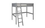 Noomi Kids Double High Sleeper Bunk Bed - Grey