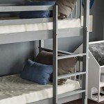 Milan Bunk Bed - Twin Sleeper, Grey Pine