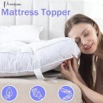 Luxury Small Double Mattress Topper with Straps