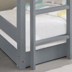 Triple Sleeper Wooden Bunk Bed for Kids