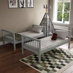 Milan Bunk Bed - Twin Sleeper, Grey Pine