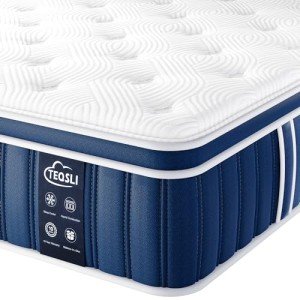 TeQsli 4FT6 Double Memory Foam Mattress 10.6