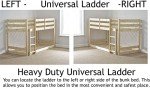 Stockton Low Sleeper Bunk Bed, 3ft Single