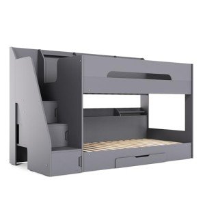 Stylish Double Bunk Bed With Storage For Kids
