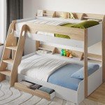 Stylish Triple Bunk Bed with Storage for Kids