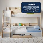 Stylish Triple Bunk Bed with Storage for Kids