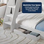 Stylish Triple Bunk Bed with Storage for Kids