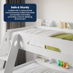 Stylish Triple Bunk Bed with Storage for Kids